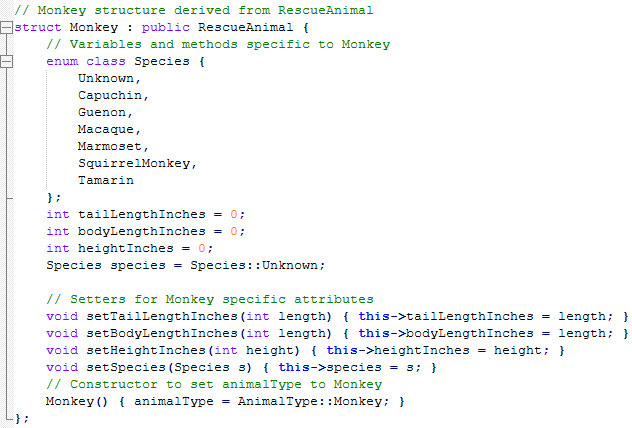 Monkey Data Structure
